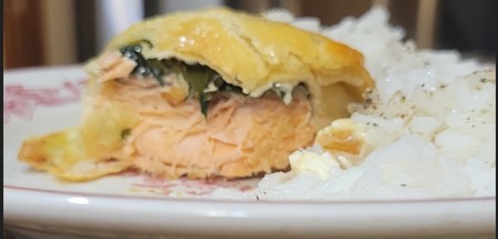Tarragon Mustard Sauce Salmon Wellington